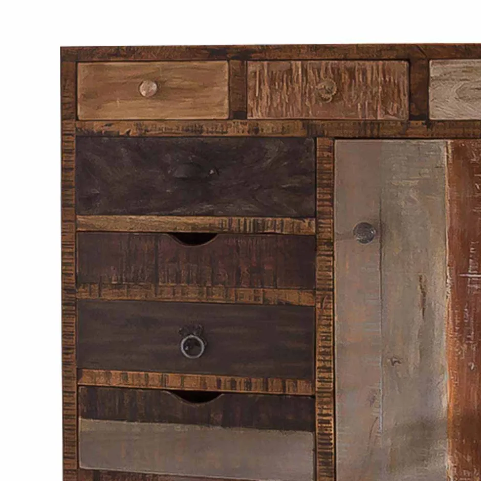 Wohnen 90x120 Highboard mit 11 Schubladen - Bahiro