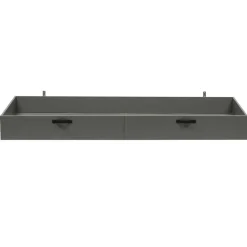 Wohnen 90x200 Holzbett in Grau aus Kiefer - Firgetta