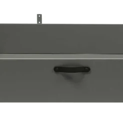 Wohnen 90x200 Holzbett in Grau aus Kiefer - Firgetta