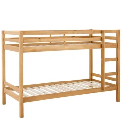 90x200 Kinder Stockbett in Kiefer Natur - Lowes^Wohnen Sale