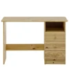 Wohnen 110x54 Kleiner Schreibtisch aus Kiefer Massivholz - Bibulath