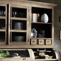 Wohnen 220x210 Landhaus Buffet aus Teak - Teako