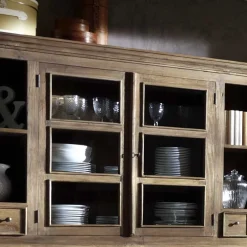 Wohnen 220x210 Landhaus Buffet aus Teak - Teako