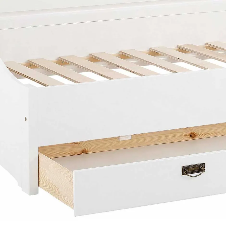 Wohnen 90x200 Landhaus Kojenbett inkl Lattenrost - Beapta