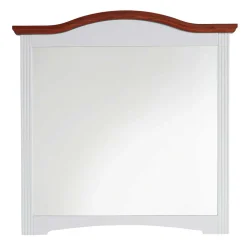 Wohnen 94x94 Landhaus Spiegel mit Holzrahmen - Beapta