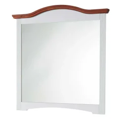 Wohnen 94x94 Landhaus Spiegel mit Holzrahmen - Beapta