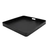 60x60 Metalltablett in Schwarz - Zirena^Wohnen Clearance