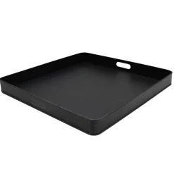 60x60 Metalltablett in Schwarz - Zirena^Wohnen Clearance