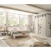 Wohnen 140x200 Modern Country Bett & Schrank - Tramos (vierteilig)