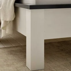 Wohnen 140x200 Modern Country Bett & Schrank - Tramos (vierteilig)