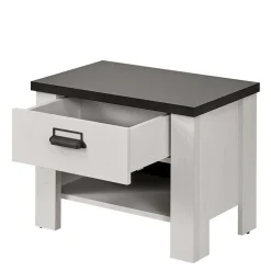 Wohnen 140x200 Modern Country Bett & Schrank - Tramos (vierteilig)