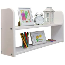 90x200 Prinzessinnen Etagenbett in Weiß mit Stoff Set - Laxela^Wohnen Sale