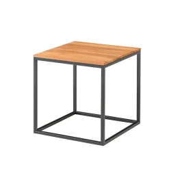 Wohnen 40x40 Quadrat Beistelltisch in 2 Höhen - Yuri