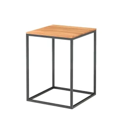 Wohnen 40x40 Quadrat Beistelltisch in 2 Höhen - Yuri