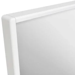 Wohnen 80x80 Quadratischer Spiegel mit weißem Rahmen - Oranias