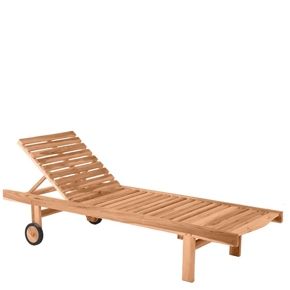 Wohnen 65x200 Rollliege mit verstellbarem Kopfteil - Klahuma