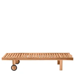 Wohnen 65x200 Rollliege mit verstellbarem Kopfteil - Klahuma