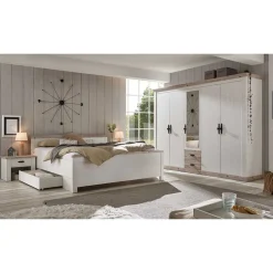 Wohnen 180x200 Schlafzimmer Möbel komplett - Nedita I (vierteilig)