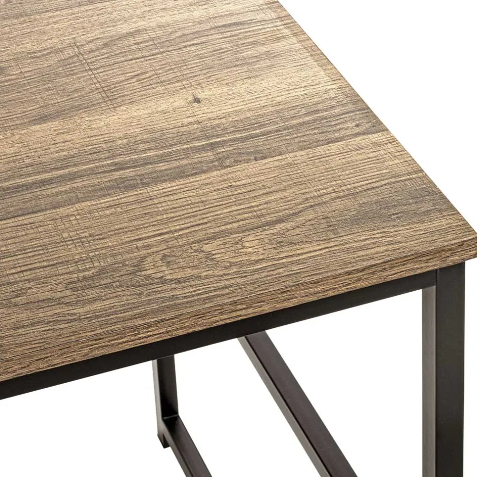 Wohnen 120x60 Schreibtisch in Eiche Nachbildung - Fulias