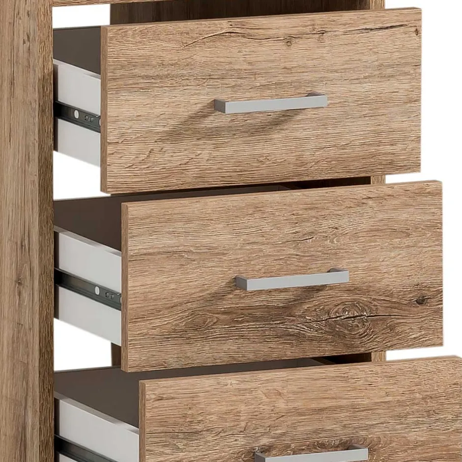 Wohnen 116x70 Schreibtisch in Holzoptik Wildeiche - Jytte