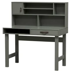 122x58 Schreibtisch mit Aufsatz in Graugrün - Daraon^Wohnen Clearance