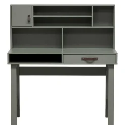 122x58 Schreibtisch mit Aufsatz in Graugrün - Daraon^Wohnen Clearance