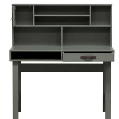 122x58 Schreibtisch mit Aufsatz in Graugrün - Daraon^Wohnen Clearance