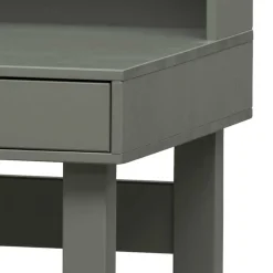 122x58 Schreibtisch mit Aufsatz in Graugrün - Daraon^Wohnen Clearance