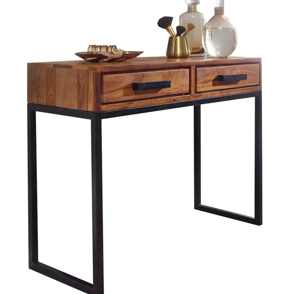 Wohnen 90x36 Schreibtisch Schminktisch mit Schubladen - Vioriga