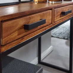 Wohnen 90x36 Schreibtisch Schminktisch mit Schubladen - Vioriga