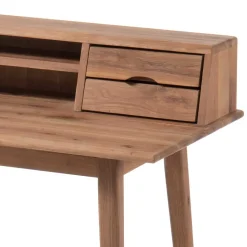 Kinder Wohnen 110x58 Schreibtisch Sekretär aus Holz - Eyes