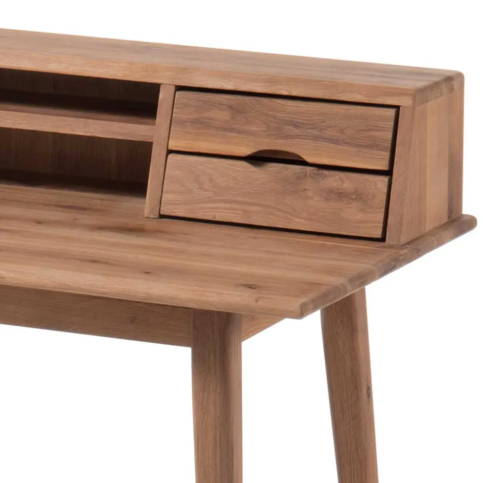 Kinder Wohnen 110x58 Schreibtisch Sekretär aus Holz - Eyes