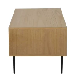 Wohnen 110x59 Skandi Couchtisch mit Wiener Geflecht - Esholda