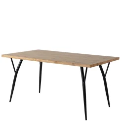 150x90 Skandi Designtisch in Eiche Dekor - Euskal^Wohnen