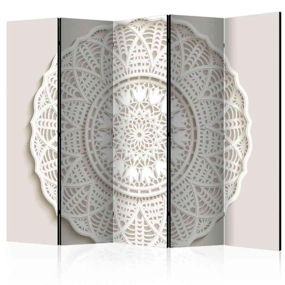 225x172 Spanische Wand in Beige Weiß - Gromany^Wohnen