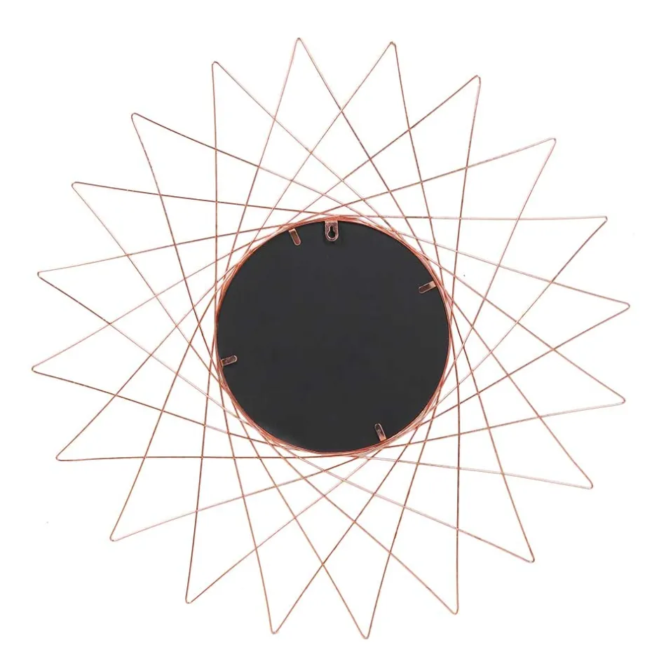 Wohnen 79x79 Spiegel mit Sternrahmen filigran - Reesa