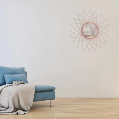 Wohnen 79x79 Spiegel mit Sternrahmen filigran - Reesa