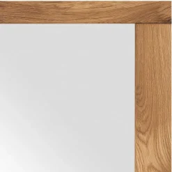 Wohnen 80x80 Wandspiegel aus Eichenholz Rahmen - Sennya