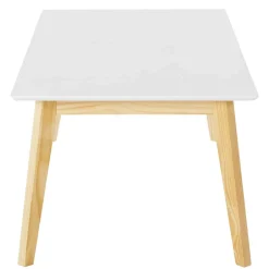 120x60 Wohnzimmer Tisch in Weiß & Kiefer - Tropezian^Wohnen Online