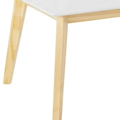 120x60 Wohnzimmer Tisch in Weiß & Kiefer - Tropezian^Wohnen Online