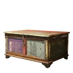 90x60 Wohnzimmer Truhentisch im Shabby Style - Slinida^Wohnen