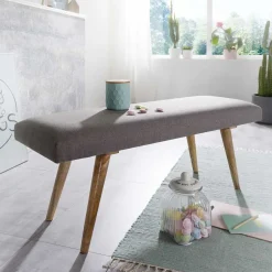 117x38cm Polsterbank im Mid Century Stil - Africo^Wohnen