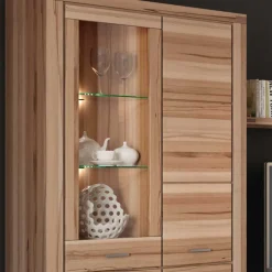 Wohnen 108x200cm Wohnzimmerschrank aus Kernbuche - Uhelia