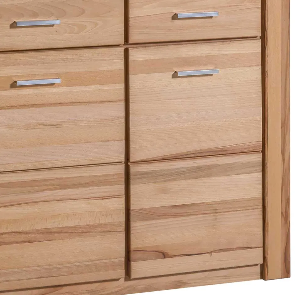 Wohnen 108x200cm Wohnzimmerschrank aus Kernbuche - Uhelia