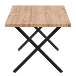 Wohnen X-Fuß Esstisch & Stühle Set - Cralega (fünfteilig)