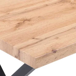 Wohnen X-Fuß Esstisch & Stühle Set - Cralega (fünfteilig)