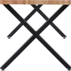 Wohnen X-Fuß Esstisch & Stühle Set - Cralega (fünfteilig)