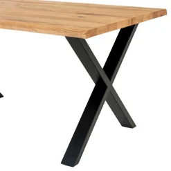 Wohnen X-Fuß Esszimmertisch & Schalenstühle - Zyaman (fünfteilig)