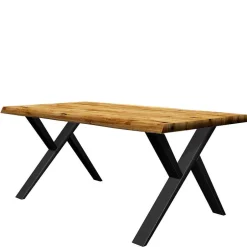 X-Fuß Esszimmertisch aus Eiche massiv - Trapper^Wohnen Best