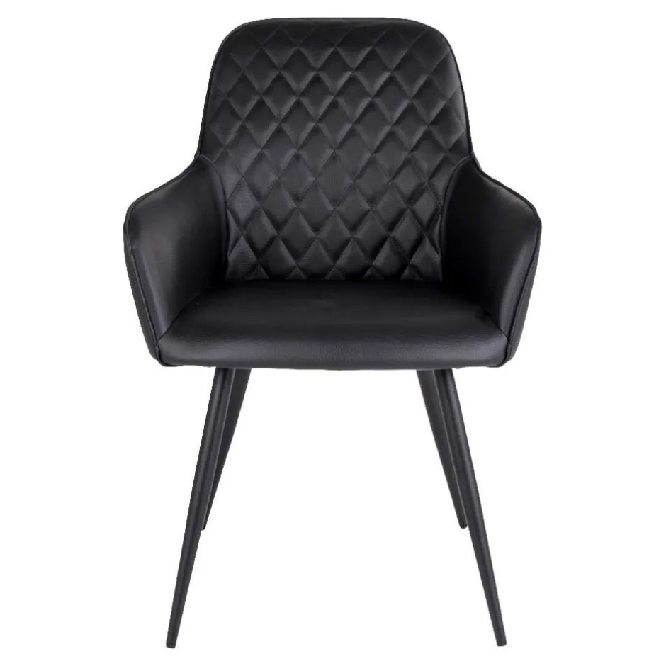 Wohnen X-Fuß Tisch & Armlehnstühle - Gladiore (siebenteilig)